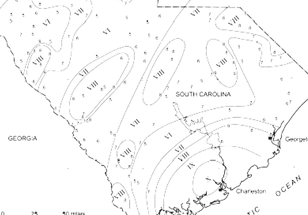 1886 Charleston Earthquake Earthquake Fault Lines In South Carolina