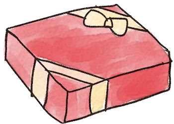 プレゼントのイラスト「赤い包装」