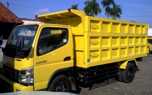 karoseri dump truk Jogjakarta-kuning