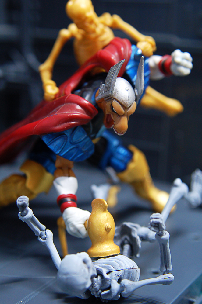 Plastic Heap Kaiyodo Capsule Q Armored Action Skull "Fight! Dokuroman