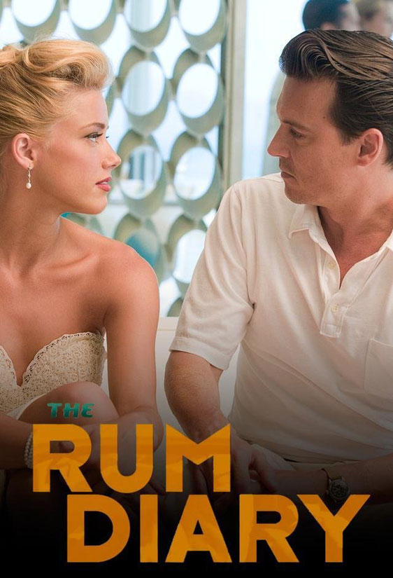 Celebrities, Movies and Games Amber Heard The Rum Diary Movie Poster