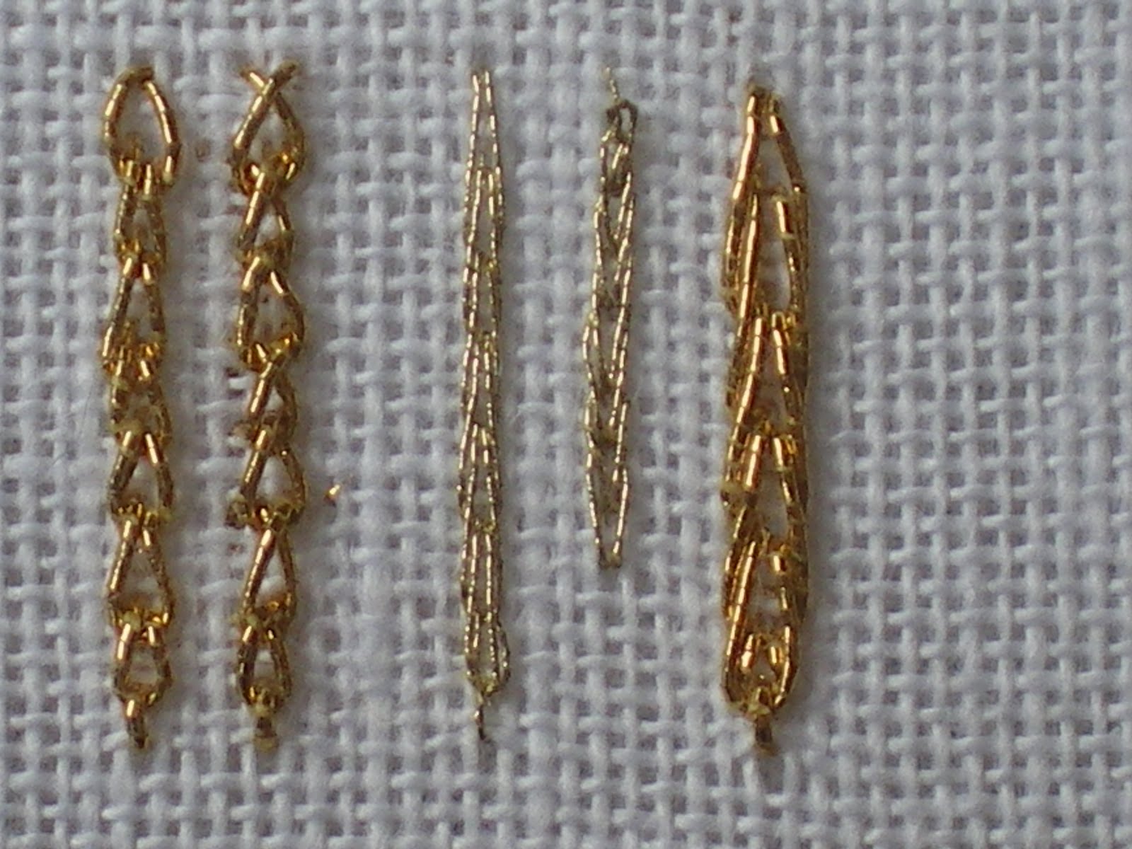 Threads Across the Web Heavy Chain Stitch