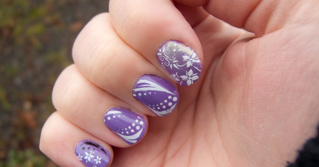 Purple Short Nail Art Designs 15 Best Nails Design Ideas