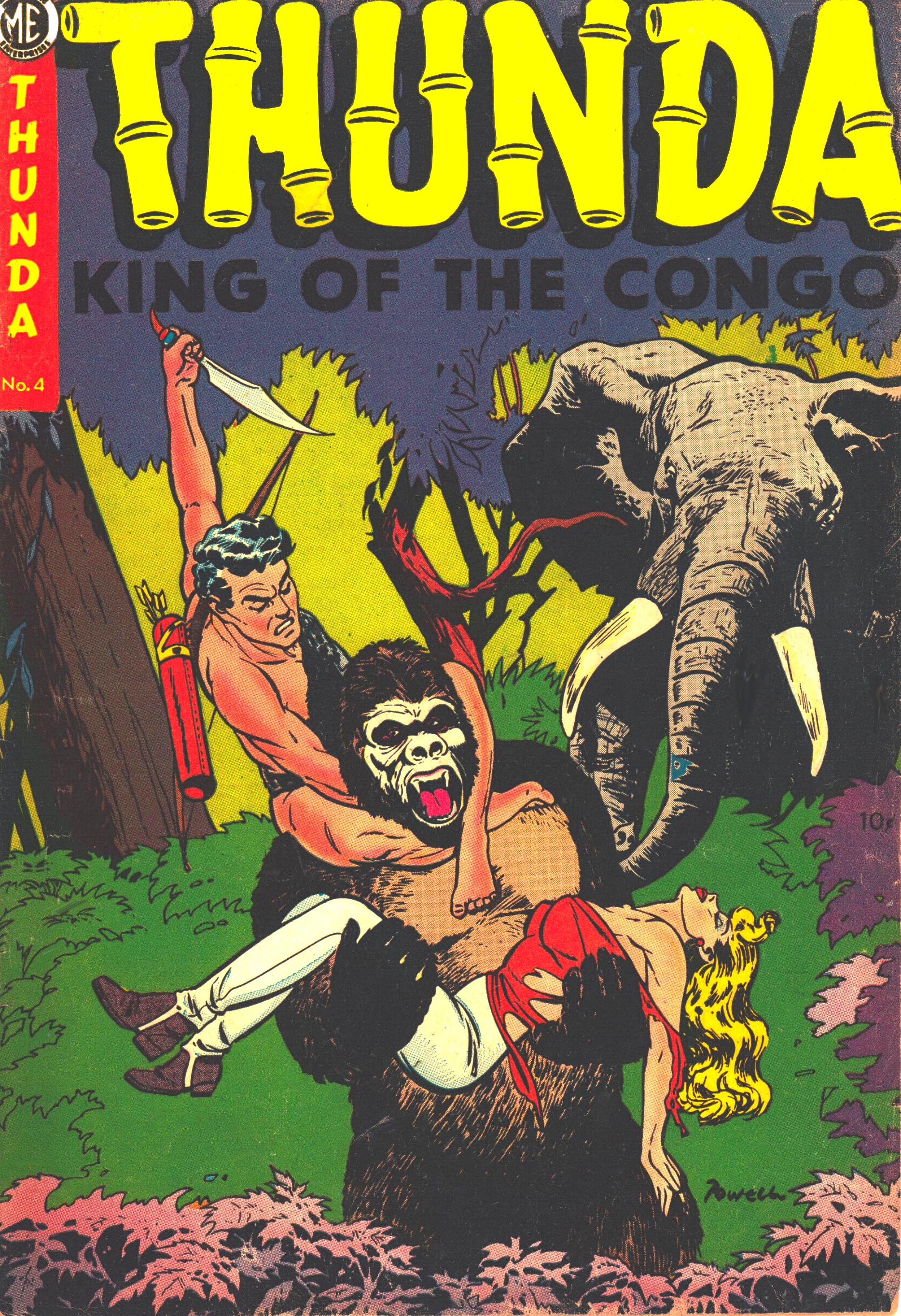 Read online Thun'da: King of the Congo comic -  Issue #4 - 1