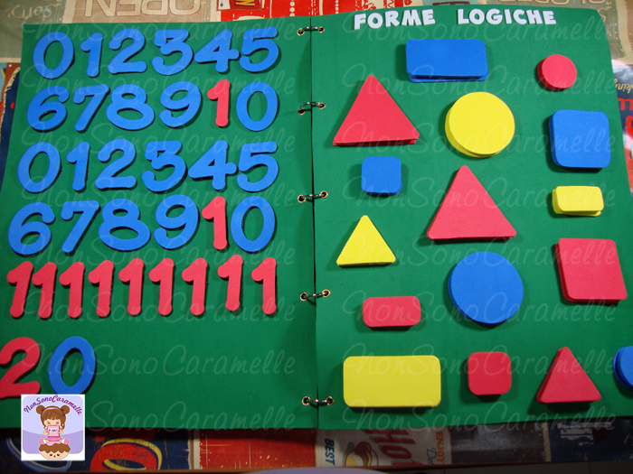 Libro sensoriale. Lettere, numeri e forme. 
