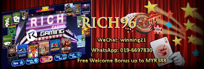 Rich96 Online Casino Malaysia