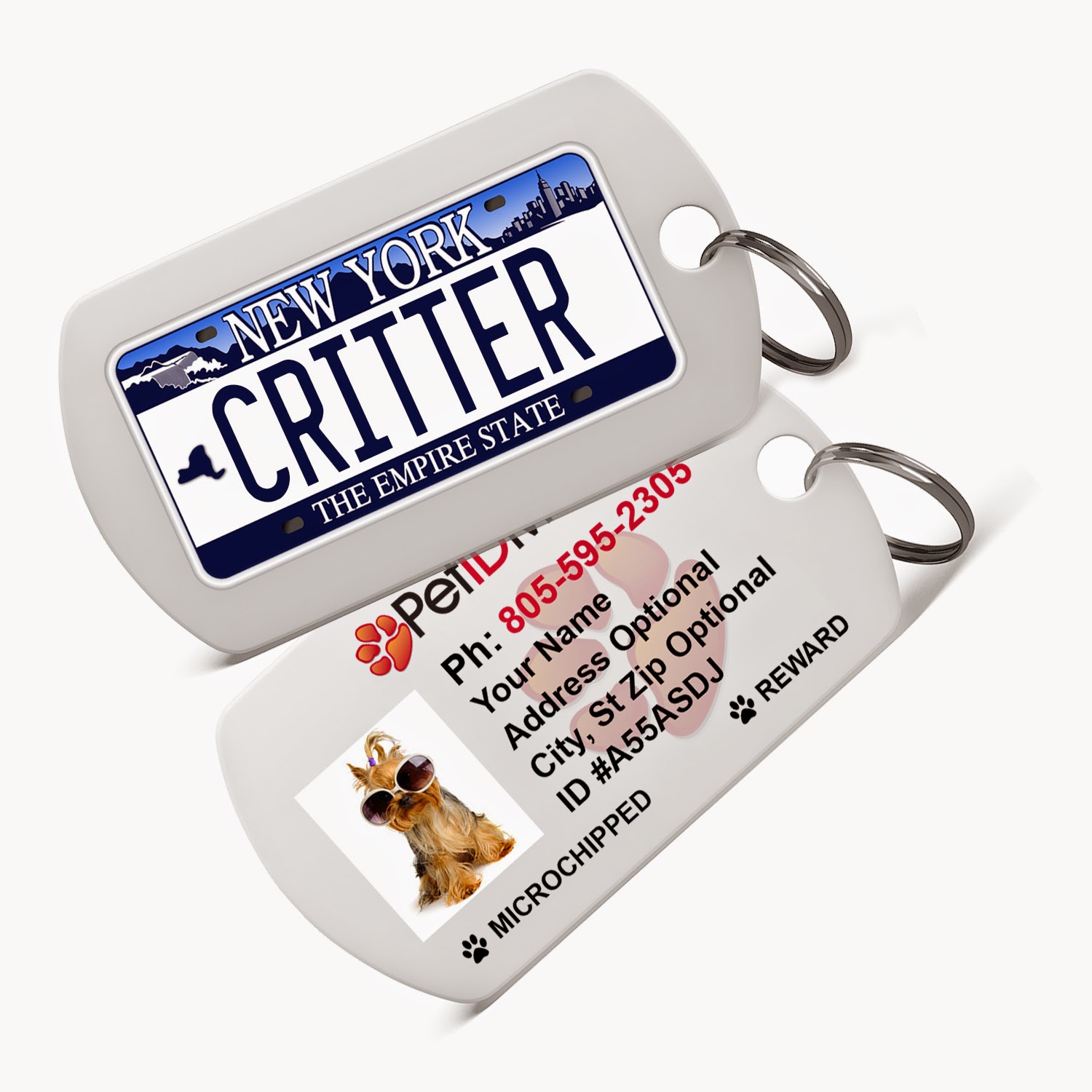 Simple Savings License Plate Pet ID Tags Review