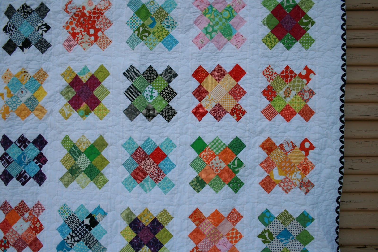 leedle deedle quilts Granny Square Quilt Finished!