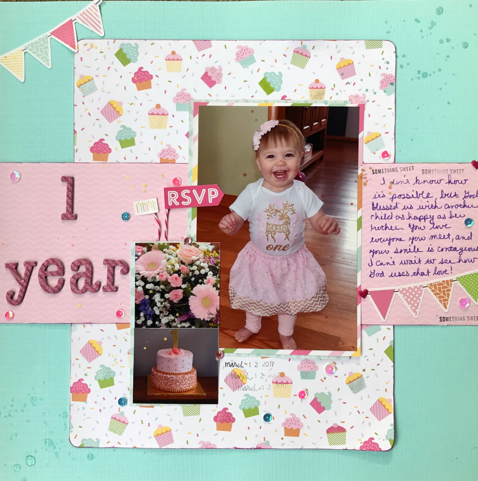 Personalised Handcrafted A4 Our 1st Year Anniversary Scrapbook Photo Album  Gift