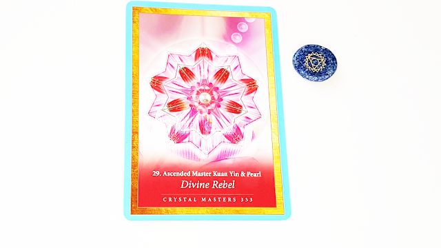 Crystal Mandala Oracle Deck Ascended Master Kuan Yin & Pearl  Divine Rebel 