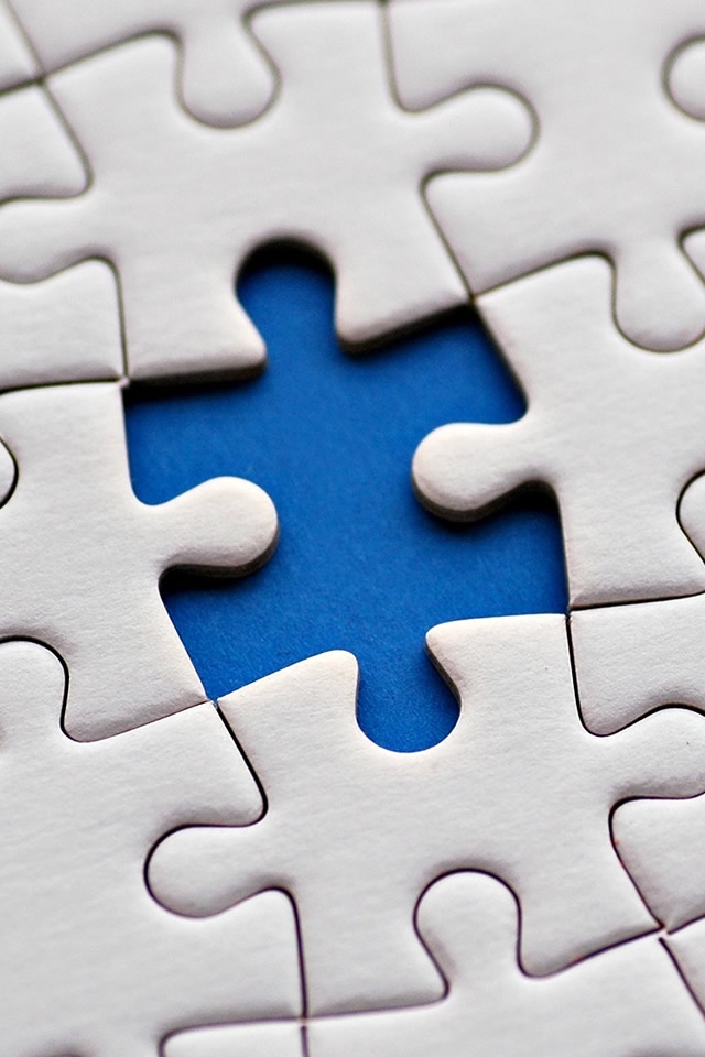 Cool iPhone Wallpapers: Puzzle - Missing Piece