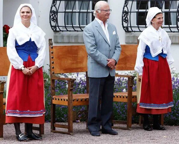 Queen Silvia, Crown Princess Victoria, Princess Madeleine attended presentation of Öland Inhabitant Award at Solliden Palace
