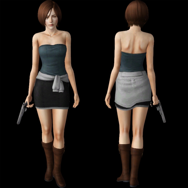 My Sims 3 Blog: Jill Valentine PosePack by Mimoto