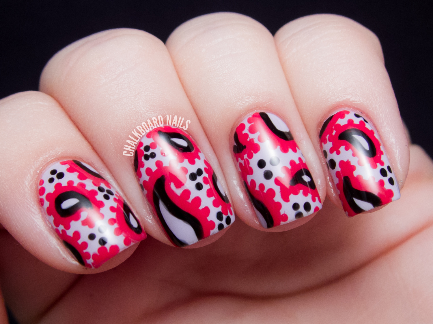 My patterned nails from 2011! 