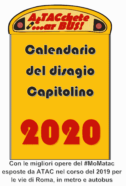 Il calendario del disagio capitolino 2020