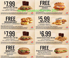 Printable Coupons 2021: Burger King Coupons