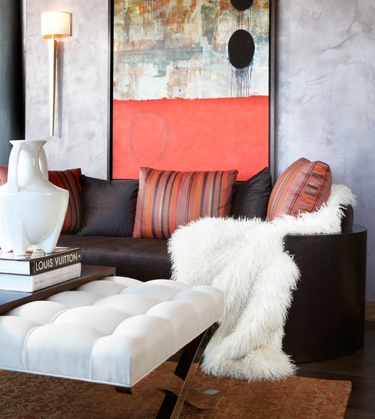 Life Styles Book Decorating Around A Black Sofa