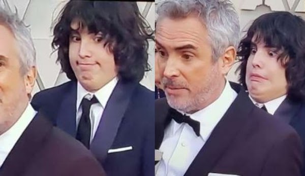 Hijo de Alfonso Cuarón se comportó de manera extraña en la alfombra roja, por este motivo