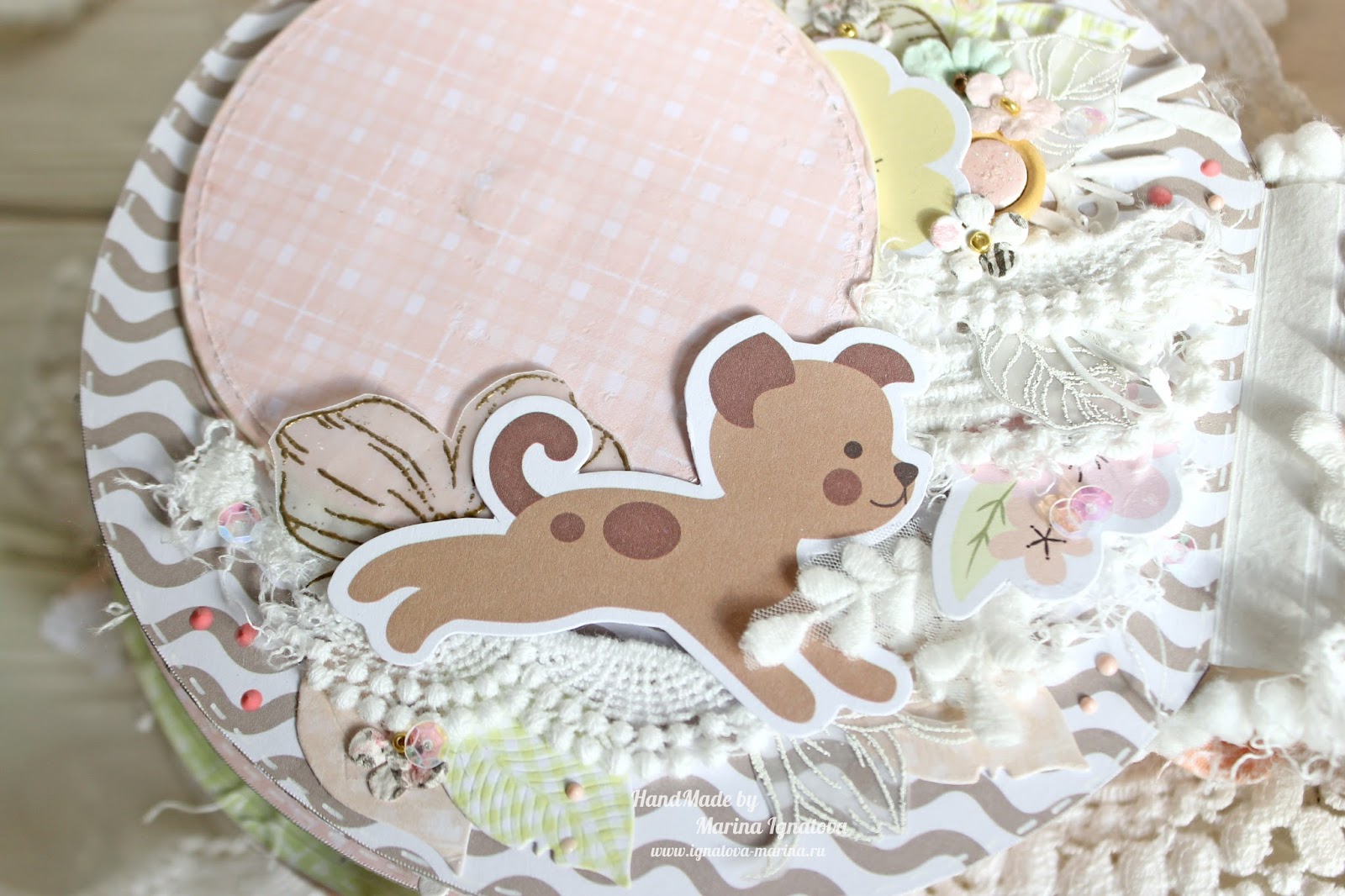 ScrapMir: Круглый альбом в коробочке. Вдохновение от Марины Игнатовой ...