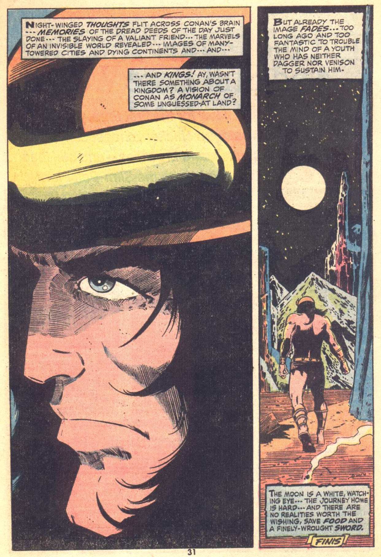 Read online Conan the Barbarian (1970) comic -  Issue #22 - 22