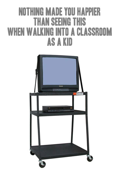 Nothing Made You Happier Than Seeing This When Walking Into A Classroom As A Kid