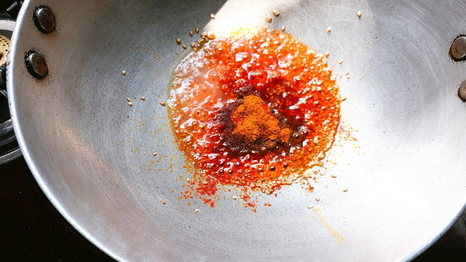 Gorkhali Til ( Sesame seeds) Aloo Dum Nepali food The Yellow Cheese
