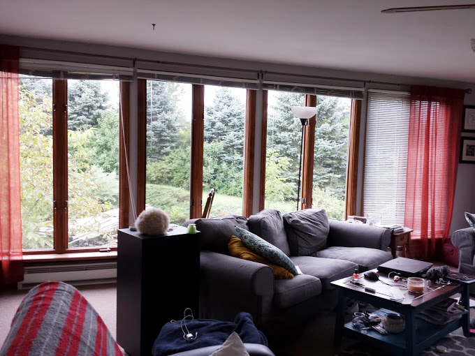 An Open Window Removing Stink Bug Stains From Curtains {Or Nesting Part 1}