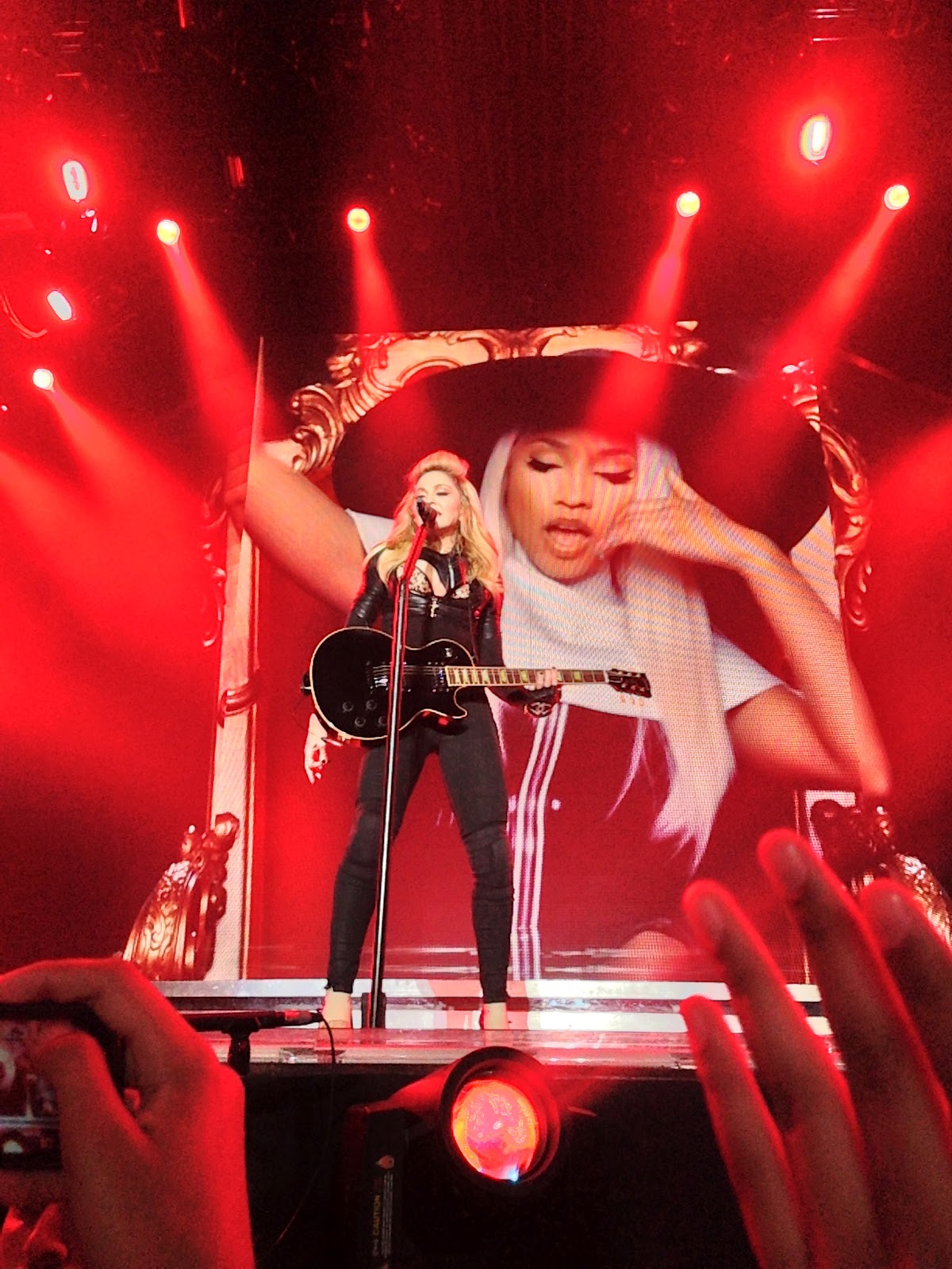 And so it was the 2nd night of Madonna's MDNA tour during her stop here