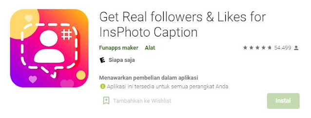 Get Real followers & Likes for InsPhoto Caption