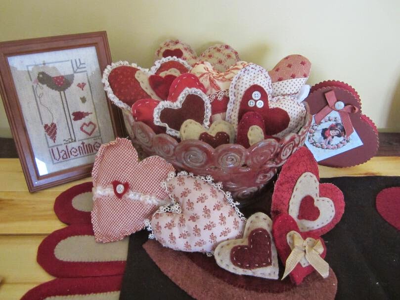 Simply Resourceful: Handmade Fabric Valentines
