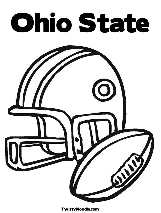 ohio state coloring pages free - photo #8