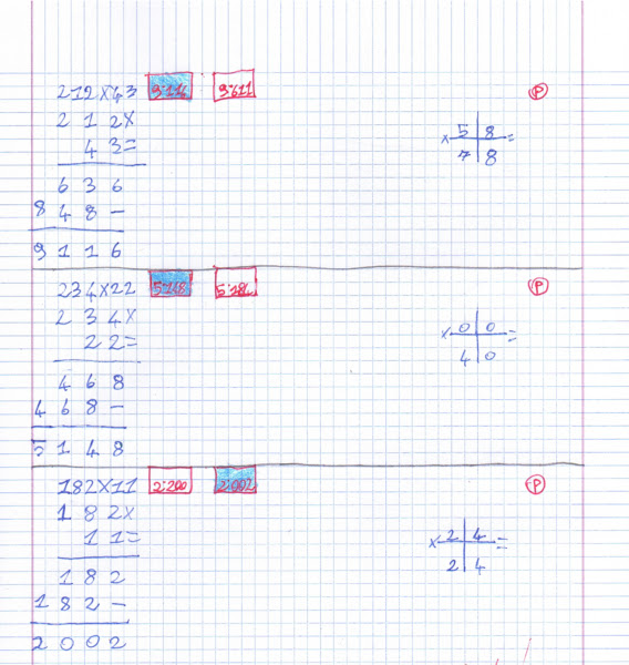 Qual E La Prova Della Moltiplicazione A Due Cifre