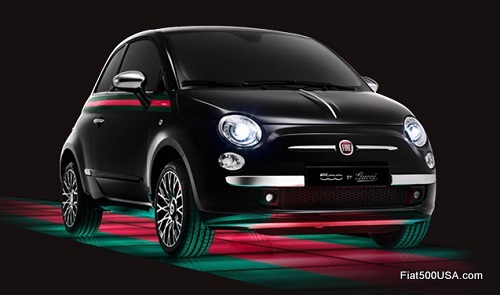 Fiat 500 by Gucci front