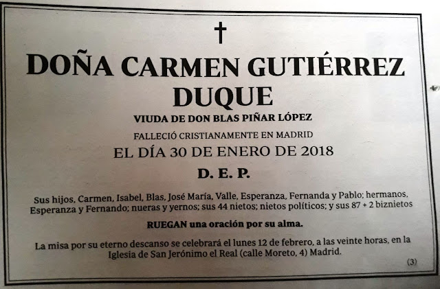 Ha fallecido Carmen Gutiérrez Duque, viuda de Blas Piñar IMG-20180204-WA0011