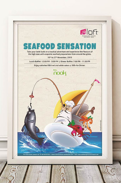 Seafood Sensation Aloft Cessna Business Hotel