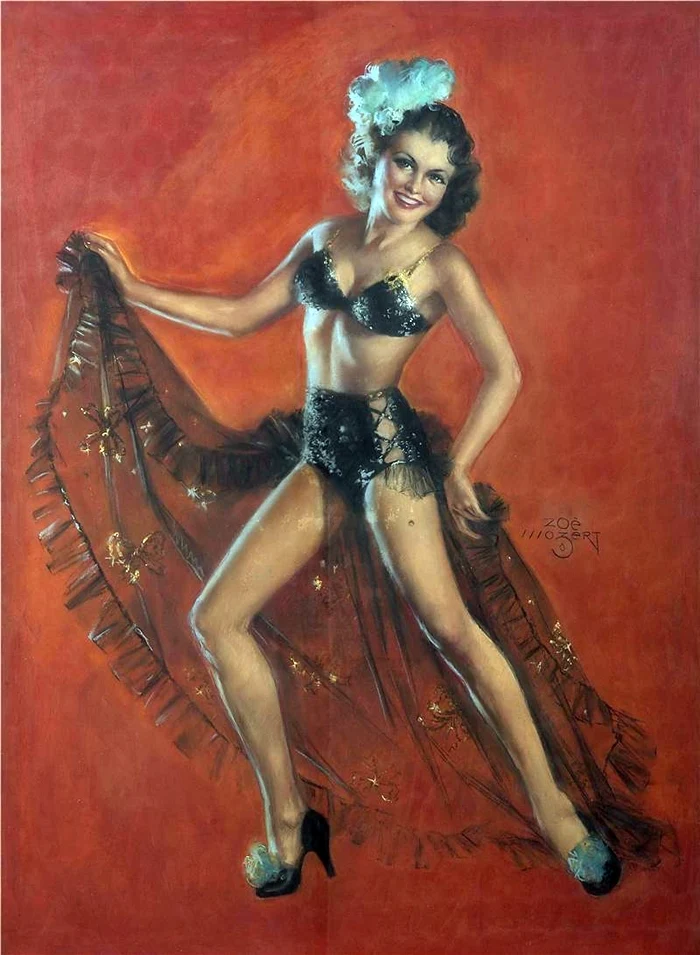 Zoë Mozert 1907-1993 American Pin-up illustrator