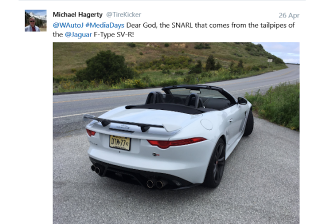 2017 Jaguar F-Type SVR TireKicker tweet