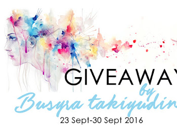 Giveaway by BusyraTakiyudin