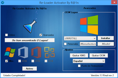 Activator for All Windows and Office [ Re-loader Activator 2.4 Final ]
