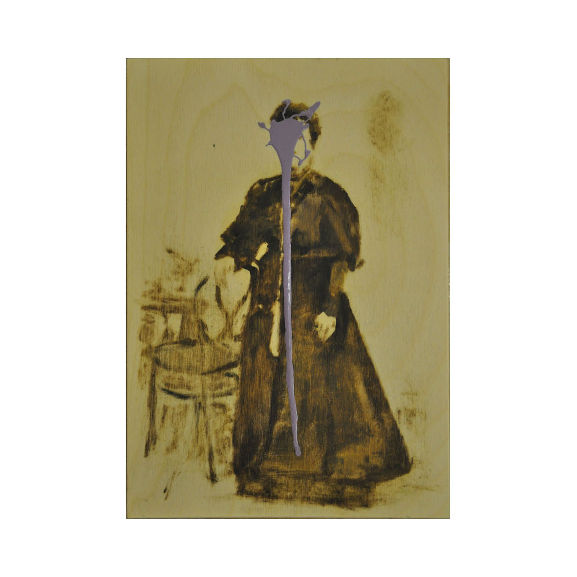 ANTONIA BUFI OLD oil enamel on wood