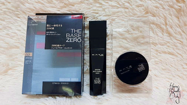 Review; KATE's Secret Skin Maker Zero The Base Zero SPF18 PA++ (Liquid + Powder) 02 Average Toned Skin (Formerly OC-C)