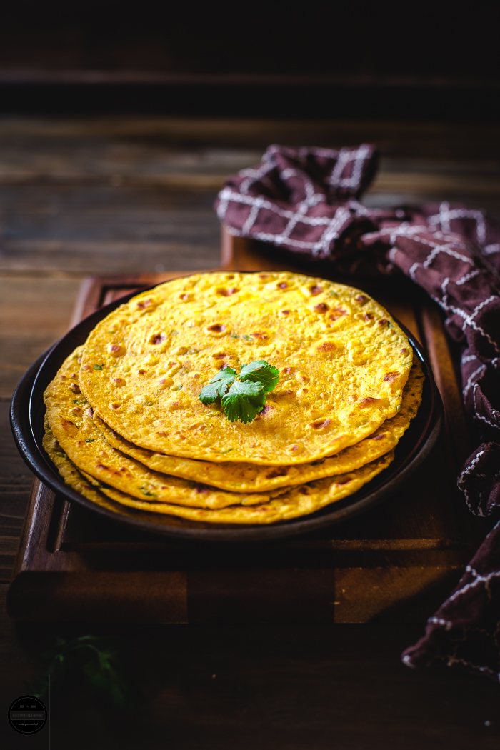 Besan Masala Roti Jagruti's Cooking Odyssey