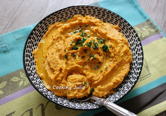 Cooking Julia Houmous De Carottes Roties Pour Halloween