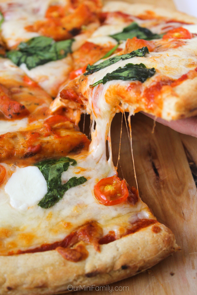 Chicken Parma Rosa &amp; Mozzarella Pizza Our Mini Family