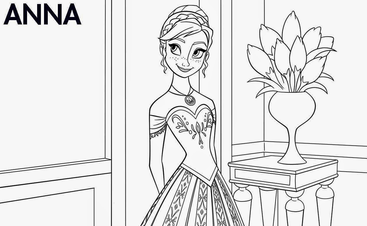 Dibujos de Frozen para Colorear, parte 2 - IMÁGENES PARA WHATSAPP ® y