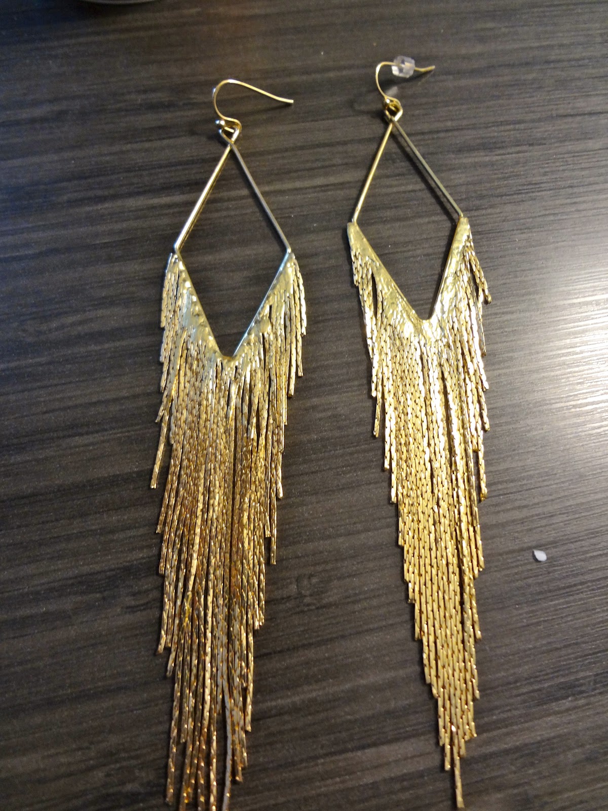 Lone Star Lifestyle Gold Fringe Earrings
