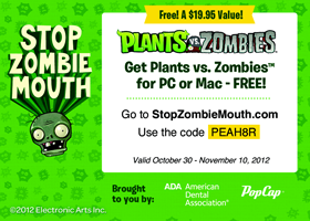 Stop Zombie Mouth Coupon