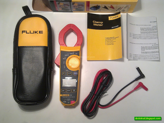 Комплектация токовых клещей Fluke 319