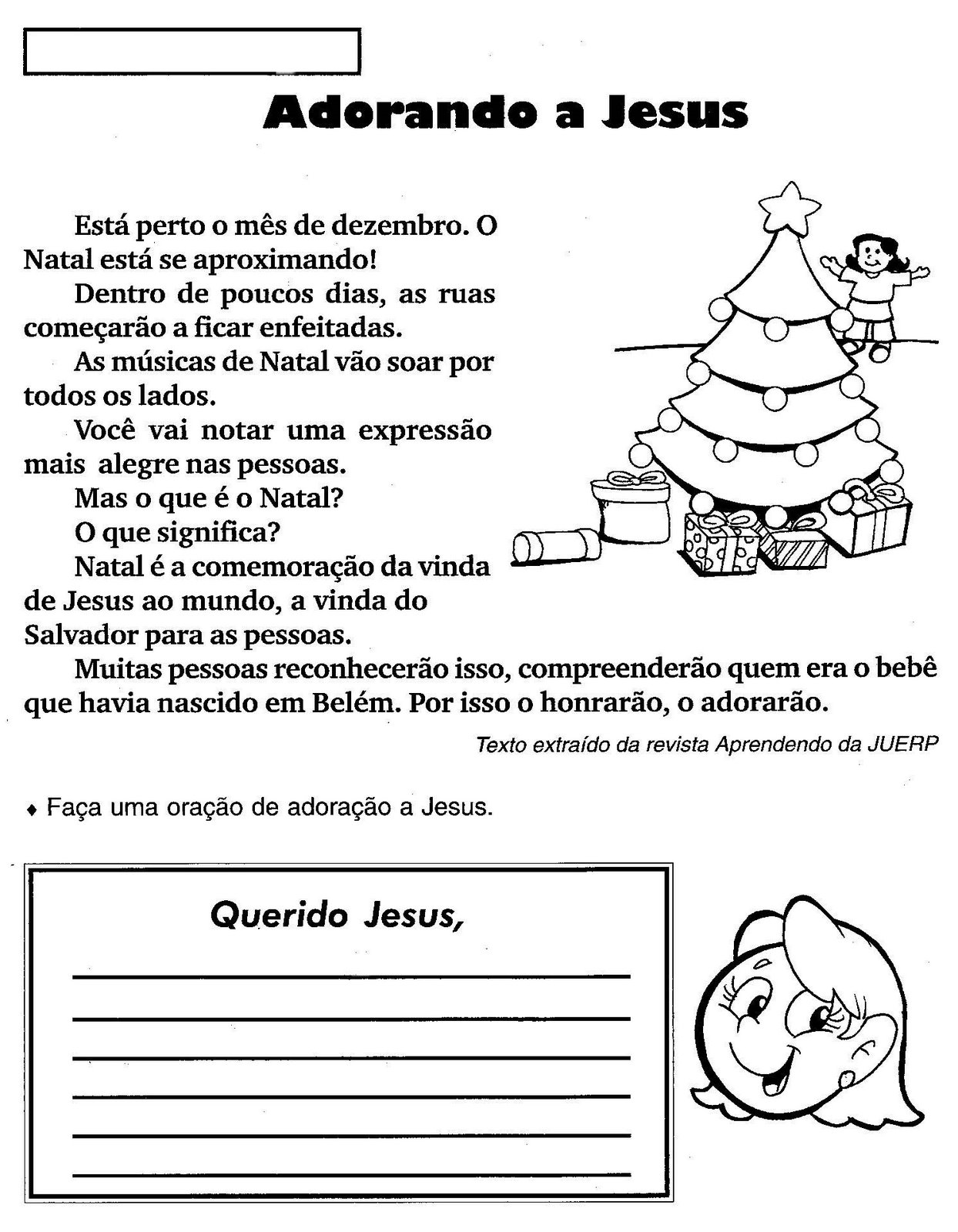 Atividades de Natal: Textos com interpretação!-ESPAÇO EDUCAR