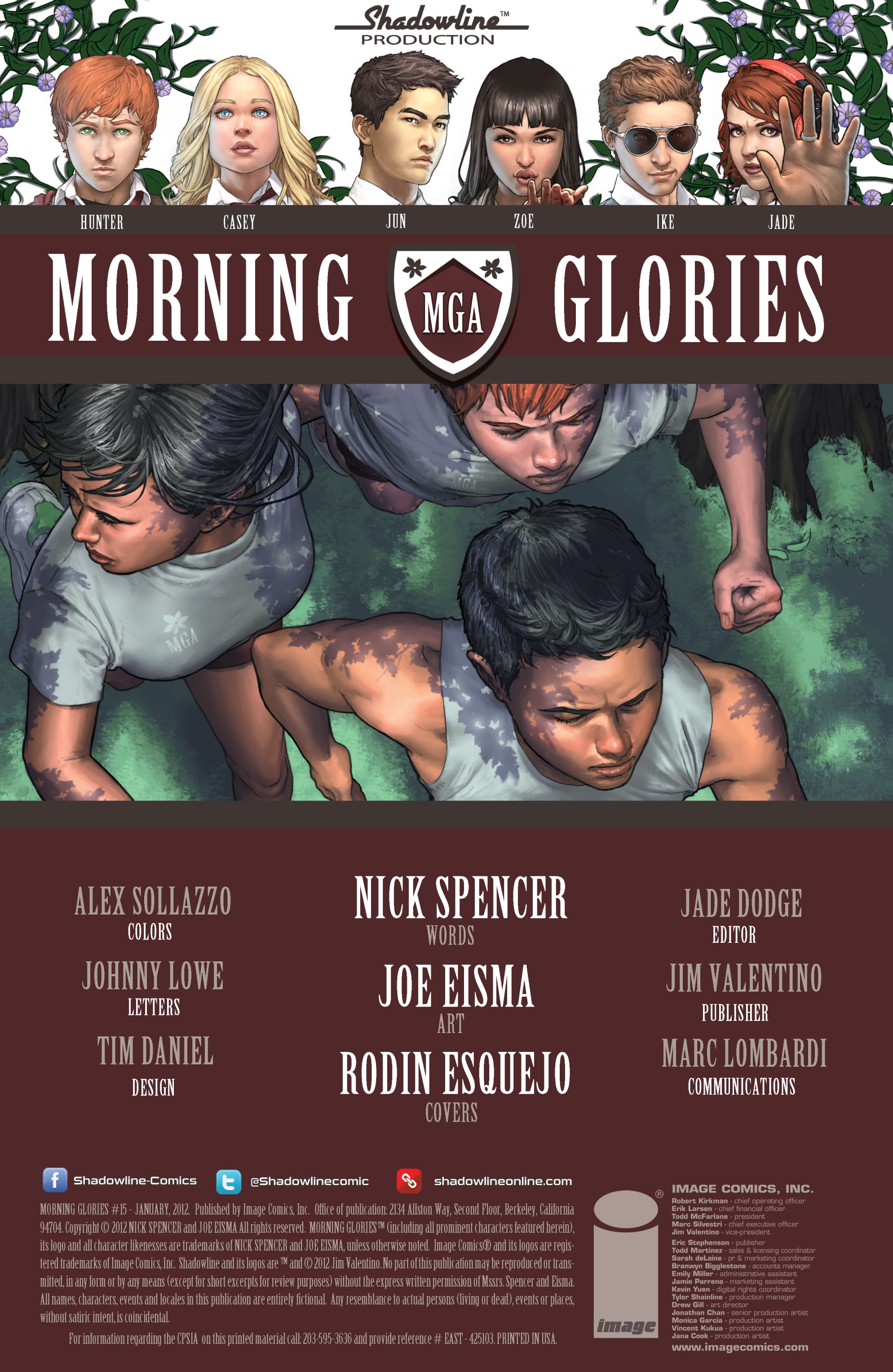 Read online Morning Glories comic -  Issue #16 - 2